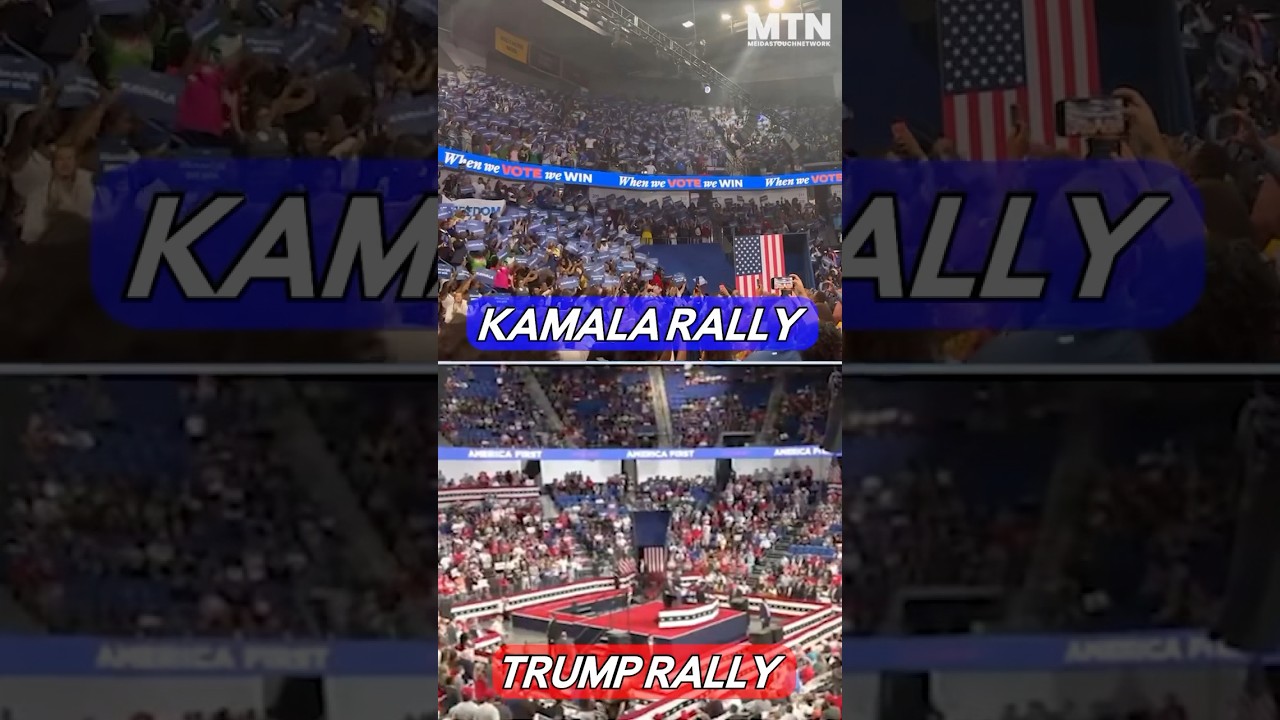 Kamala Rally vs. Trump Rally in Atlanta